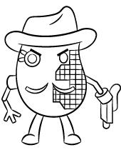 Roblox character coloring page Doors - Topcoloringpages.net in