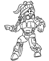 Hayley Mage coloring pages Roblox