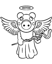 Demon Piggy Roblox Coloring Pages - Free Printable Coloring Pages