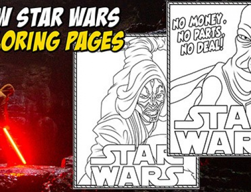 Second batch of Star Wars coloring sheets