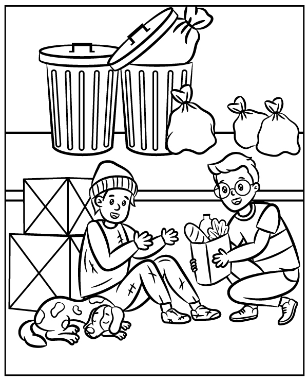 helping coloring pages