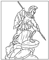 Spartans coloring pages