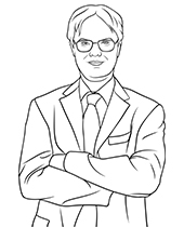 Dwight Schrute coloring pages The Office series