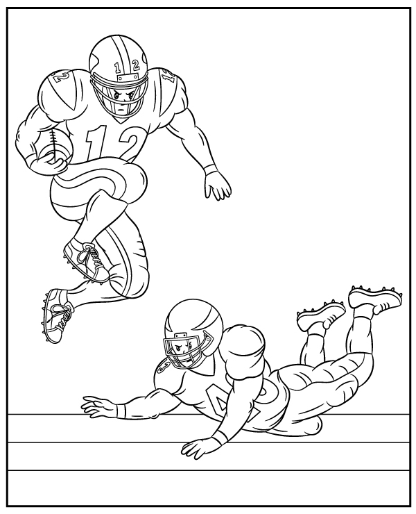 Printable Nfl Coloring Page Topcoloringpages Net