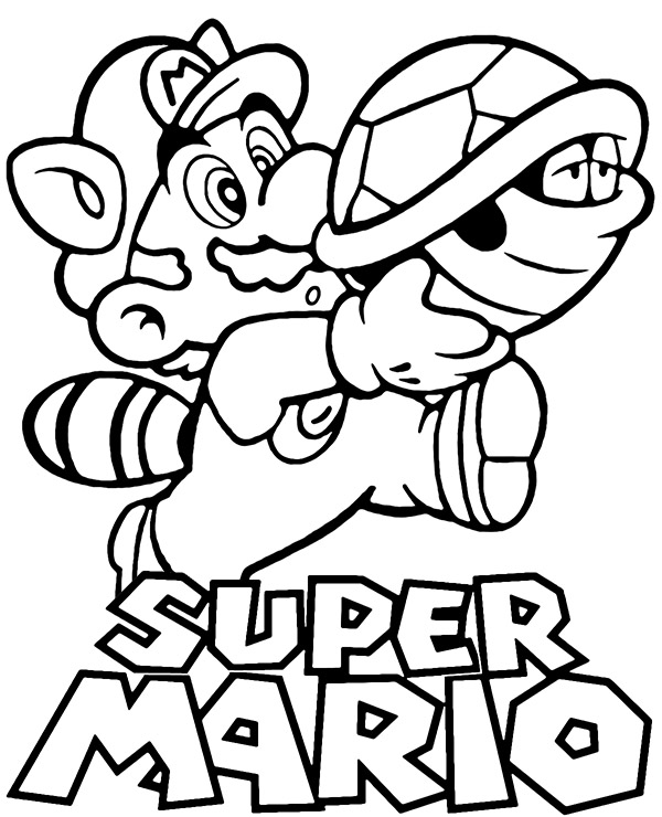 Super Mario Bros coloring page - Topcoloringpages.net