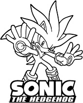 Sonic coloring printables