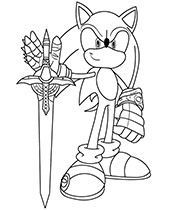 Dark Sonic Coloring Page. The following is our collection of Sonic