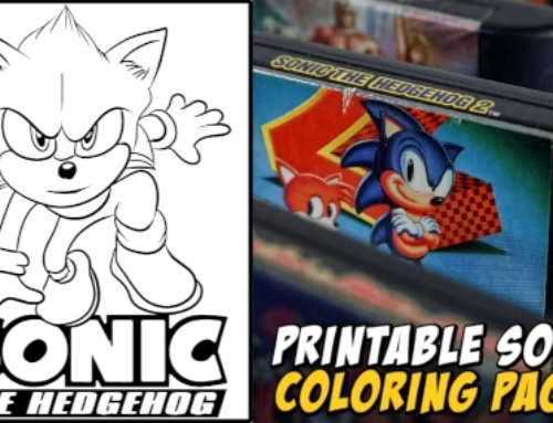 New Sonic the Hedgehog coloring sheets