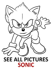 Sonic coloring pages agregated