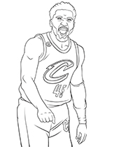 Donovan Mitchell coloring pages NBA