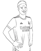 Vini coloring page Real Madrid