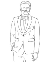 Bradley Cooper coloring picture