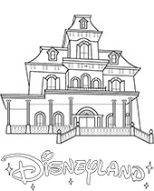 Phanto Manor coloring pages Disneyland