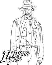 Indy Jones coloring pages