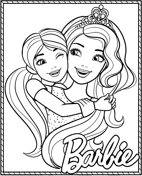 barbie coloring pages queen