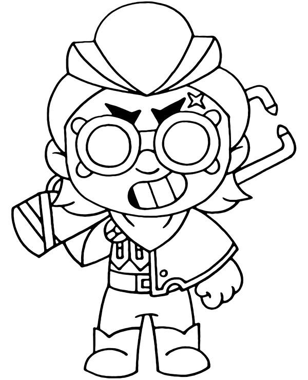 Brawl Stars coloring pages for gamers