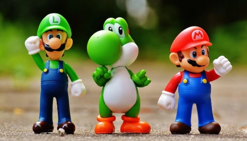 Super Mario cartoon characters figures mobile