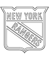 Printable logo of New York Rangers