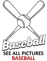 Baseball coloring pages agregated