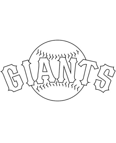San Francisco Giants logo coloring sheet - Topcoloringpages.net