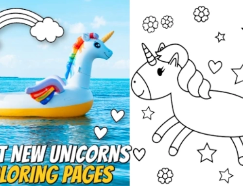 New category of coloring pages: Magical Unicorns