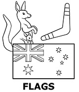 Category of flags coloring pages