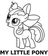 My Little Pony category of coloring pages