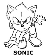 Category of Sonic coloring sheets