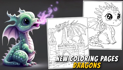 New dragon coloring pages to print blog mobile