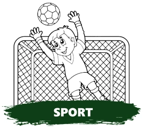 Sport coloring pages category banner