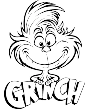 Big Grinch coloring page for children