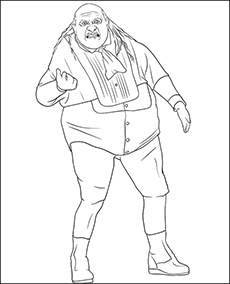 Danny DeVito as Penguin coloring sheet