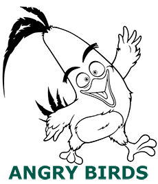 Angry Birds coloring pages category cover