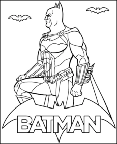 Coloring page Batman superhero
