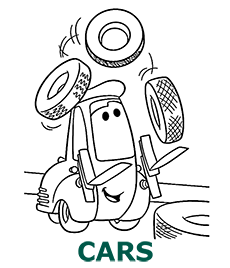 Cars coloring pages category cover