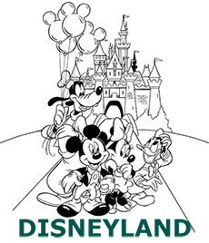 Disneyland coloring pages category cover