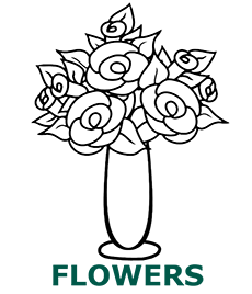 Flowers coloring pages category cover