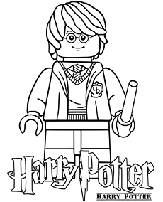 Coloring page Harry Potter LEGO series