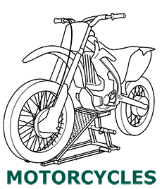 Motorcycles coloring pages category cover