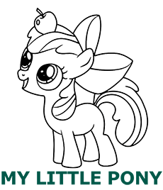 My Little Pony coloring pages category cover