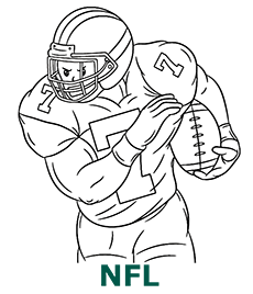 NFL American Football coloring pages category cover