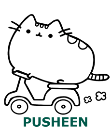 Pusheen coloring pages category cover