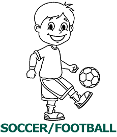 Soccer/football coloring pages category cover