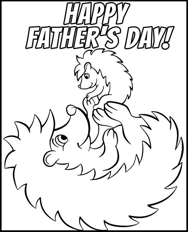 Print Father's Day Coloring Pages