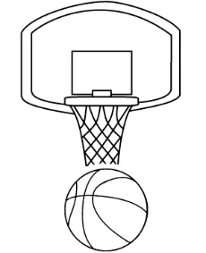 Baksteball items coloring pages for kids