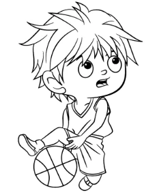 Free basketball picture drawing