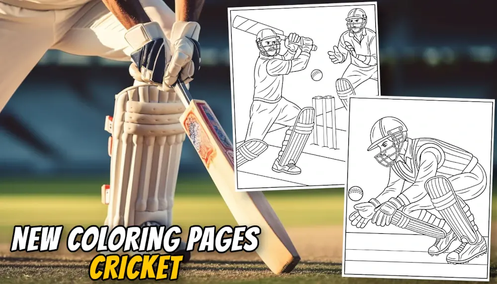 New Cricket Coloring Pages Released - 99