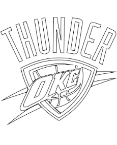Logo of Oklahoma Thunder NBA team