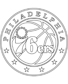 Crest of Philadelphia 76ers logo