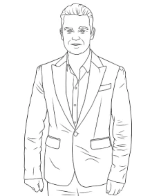 Robbie Williams coloring picture Take That